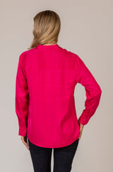 Vic Orchird Pink Shirt | Brax at Sarah Thomson Melrose | Back of shirt