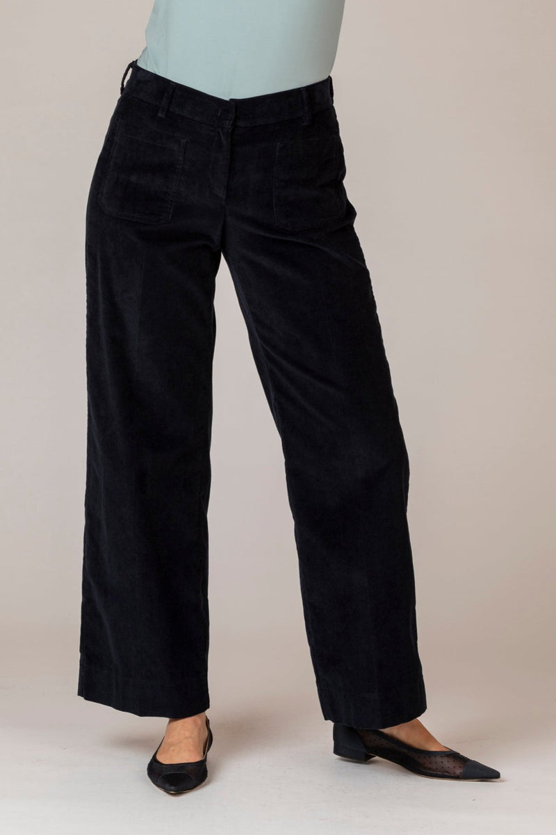 Maine Navy Corduroy Trousers | Brax