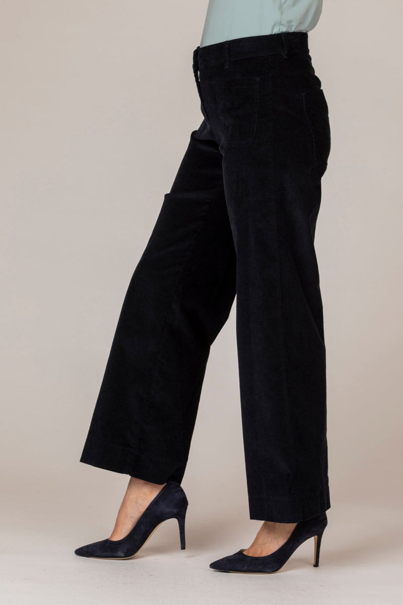 Maine Navy Corduroy Trousers | Brax