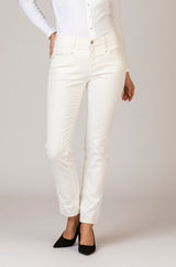 Mary Winter white Corduroy Trousers | Brax at Sarah Thomson | Styled with black heels