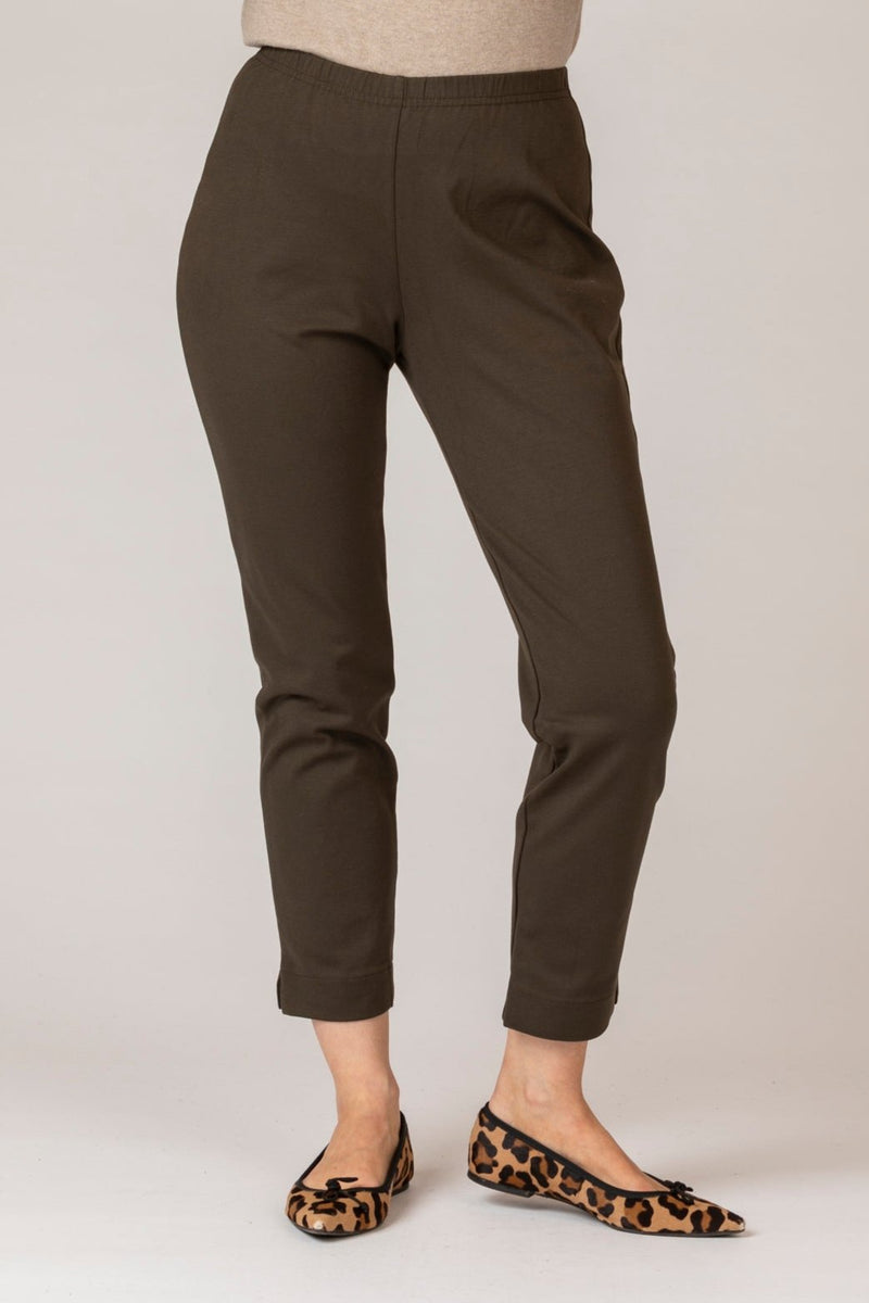 Ponte Slim Leg Trouser | Sahara