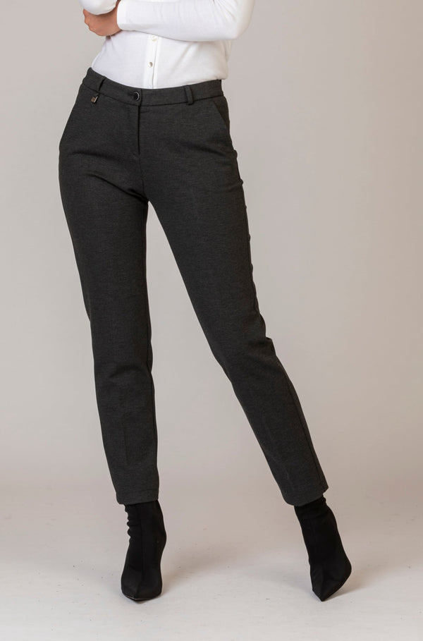 Maron S Jersey Trousers in Grey | Brax at Sarah Thomson Melrose