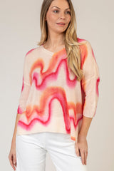 Zig Zag Ombre Cashmere Jumper | Esthēme Cachemire