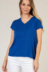 Silk T-Shirt with Satin Buttons | Esthēme Cachemire