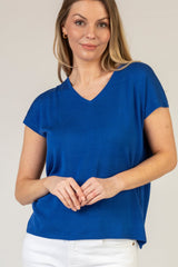 Silk T-Shirt with Satin Buttons | Esthēme Cachemire