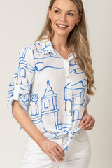 The Millie Tie Linen Shirt 1 | Sartoria Saracena