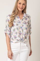 The Millie Tie Linen Shirt 2 | Sartoria Saracena