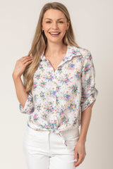 The Millie Tie Linen Shirt 2 | Sartoria Saracena