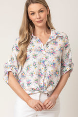 The Millie Tie Linen Shirt 2 | Sartoria Saracena