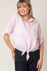 The Millie Tie Linen Shirt 5 | Sartoria Saracena