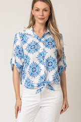 The Millie Tie Linen Shirt 7 | Sartoria Saracena