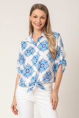 The Millie Tie Linen Shirt 7 | Sartoria Saracena