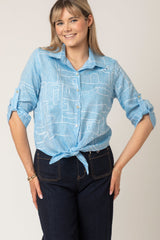 The Millie Tie Linen Shirt 8 | Sartoria Saracena
