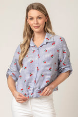 The Millie Tie Linen Shirt 10 | Sartoria Saracena