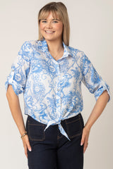 The Millie Tie Linen Shirt 9 | Sartoria Saracena