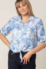 The Millie Tie Linen Shirt 9 | Sartoria Saracena