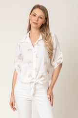 The Millie Tie Linen Shirt 18 | Sartoria Saracena