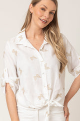 The Millie Tie Linen Shirt 18 | Sartoria Saracena