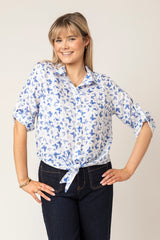 The Millie Tie Linen Shirt 21 | Sartoria Saracena