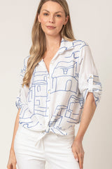 The Millie Tie Linen Shirt 20 | Sartoria Saracena