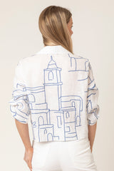 The Millie Tie Linen Shirt 20 | Sartoria Saracena