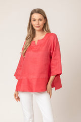 2839NIS-SPI Red Tunic | Sartoria Saracena