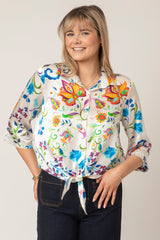 The Millie Tie Silk Shirt 3 | Sartoria Saracena