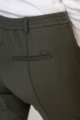 Morris Khaki Trousers | Brax at Sarah Thomson | Back pocket details