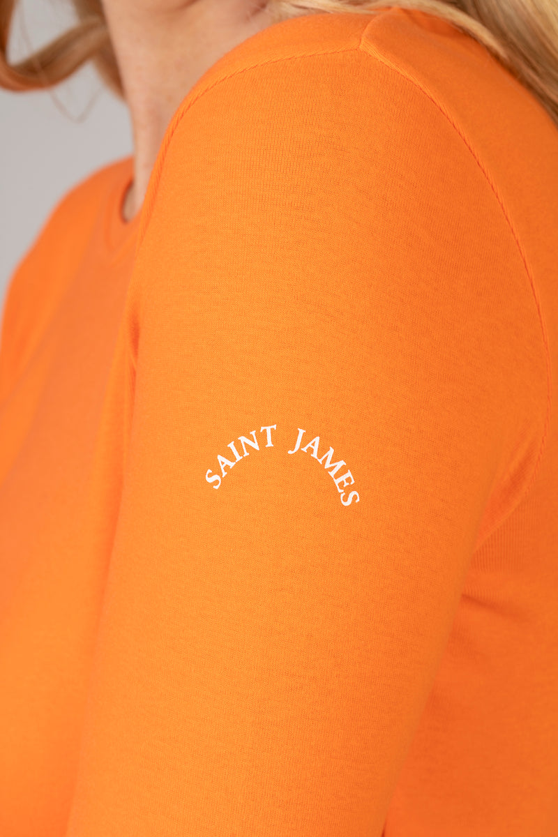 Celina U Orange Top | Saint James