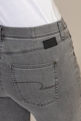 Laura Stretch Jeans in Grey | Brax at Sarah Thomson Melrose | Back pocket details