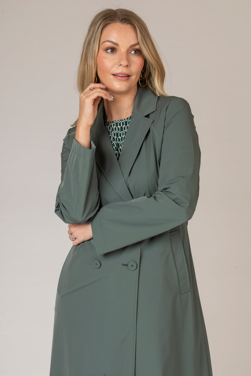 Ducato Dark Green Raincoat EMME Sarah Thomson