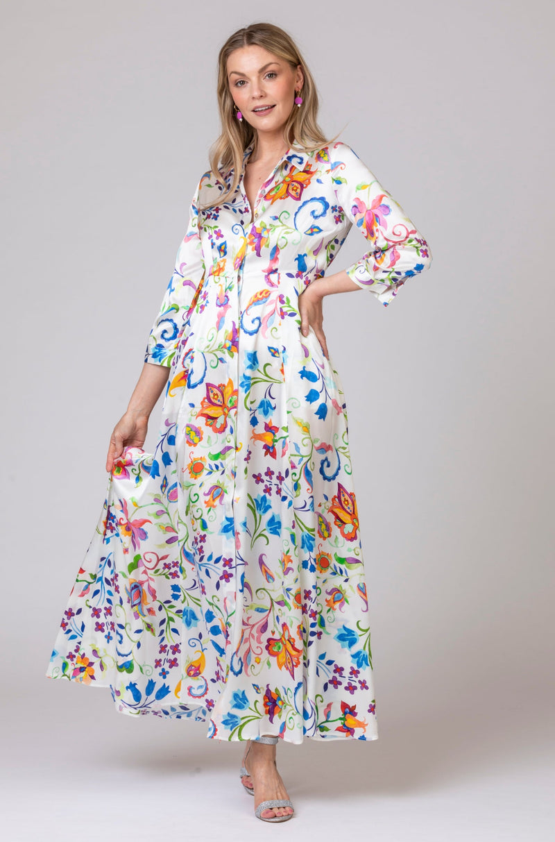 The Silk Mamma Mia in Floral Print | Sartoria Saracena