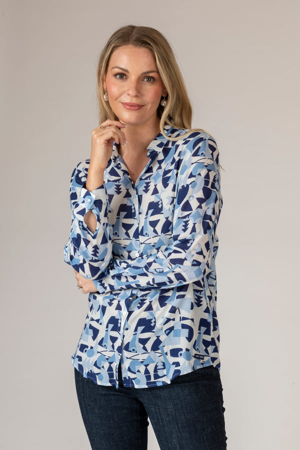 Aude ML Patterned Blouse | Saint James