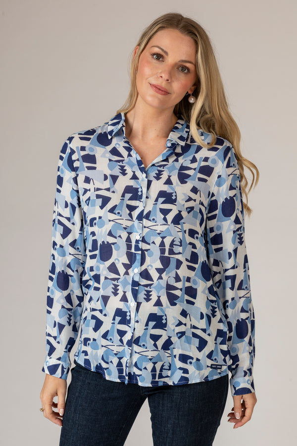 Aude ML Patterned Blouse | Saint James