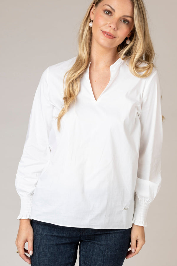 Vivi White Blouse | Brax