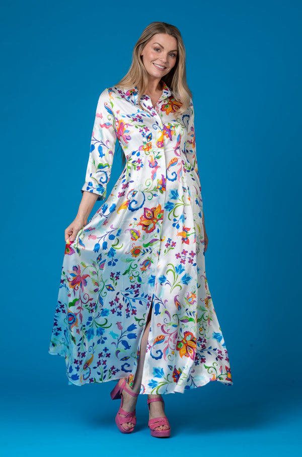 The Silk Mamma Mia in Floral Print | Sartoria Saracena