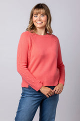 Coral Cable Cashmere Jumper CKH6309C | Esthēme Cachemire