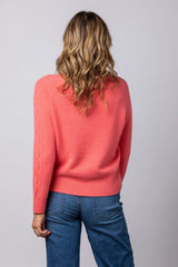 Coral Cable Cashmere Jumper CKH6309C | Esthēme Cachemire