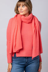 Coral Cashmere Scarf AC1005H | Esthēme Cachemire