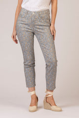 Mary S Patterned Cropped Trousers | Brax