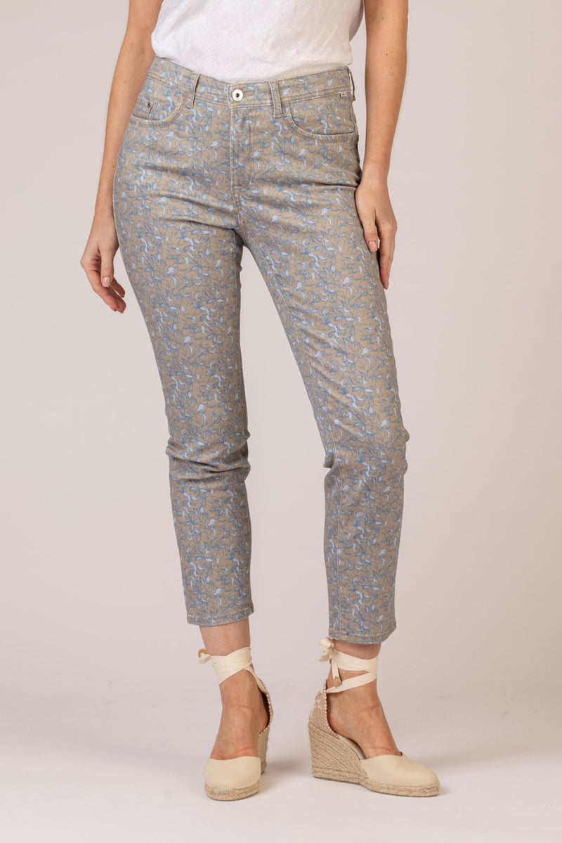 Mary S Patterned Cropped Trousers | Brax