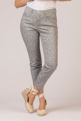 Mary S Patterned Cropped Trousers | Brax