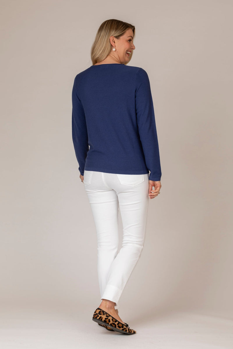 Keith Blue Jumper | Belluna