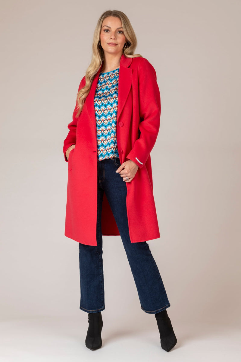 Frine Red Coat | EMME