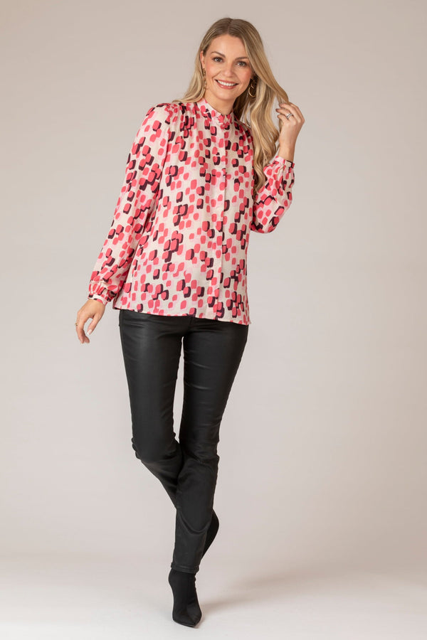 Vivi Pink Patterned Shirt | Brax