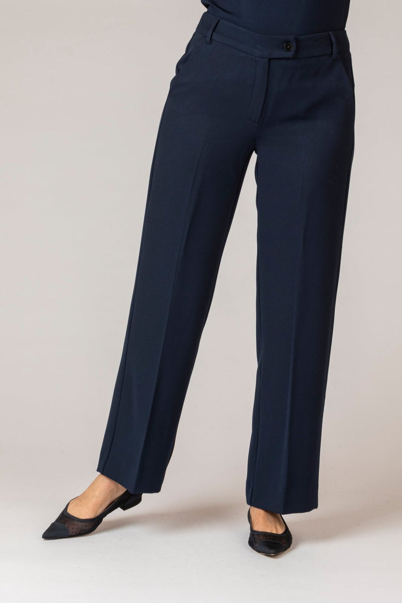 Efebo Long Navy Trousers | EMME