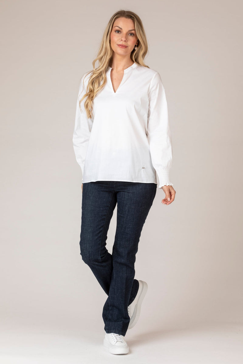 Vivi White Blouse | Brax