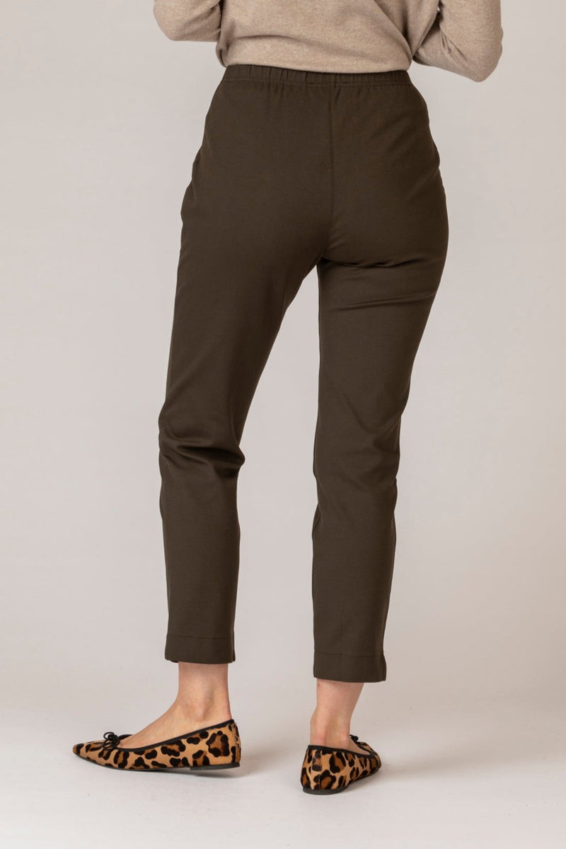 Ponte Slim Leg Trouser | Sahara