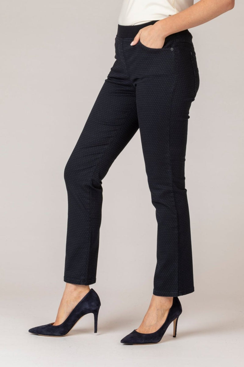 Pamina Navy Pull-On Trousers | Brax