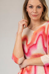 Zig Zag Ombre Cashmere Jumper | Esthēme Cachemire